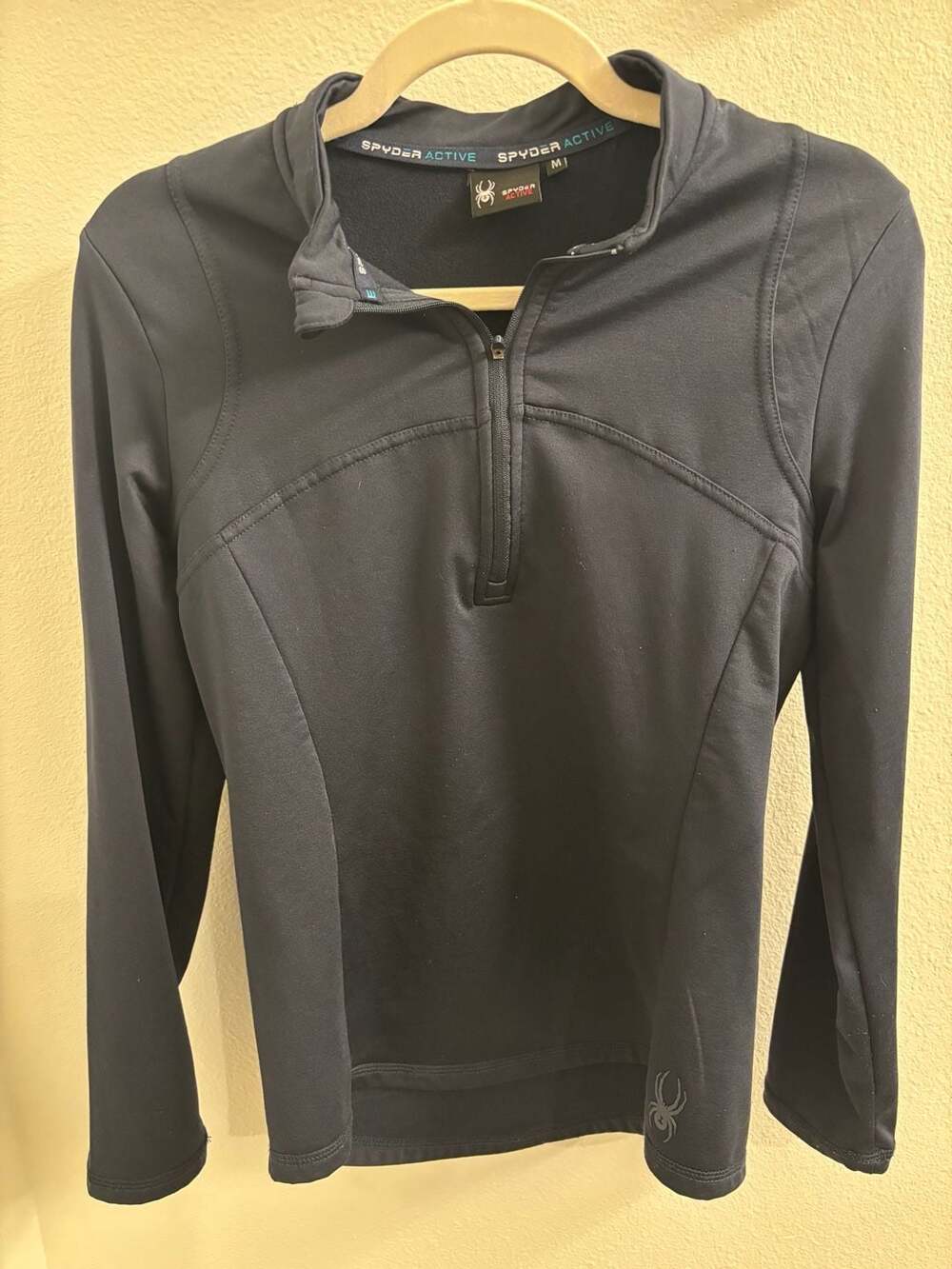 Spyder Women's 1/4 Zip Fleece Pullover Base Layer Size M